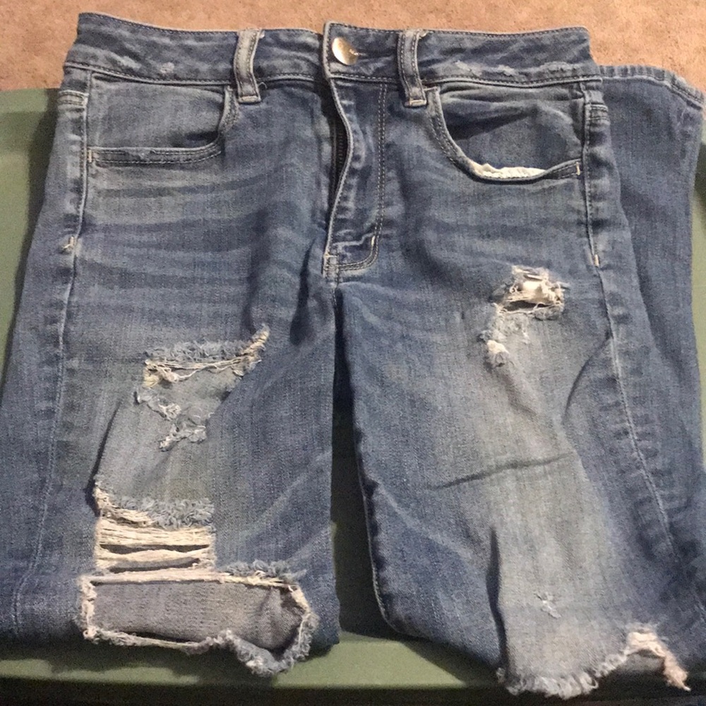 American Eagle super stretch high rise jagging’s size 2 short